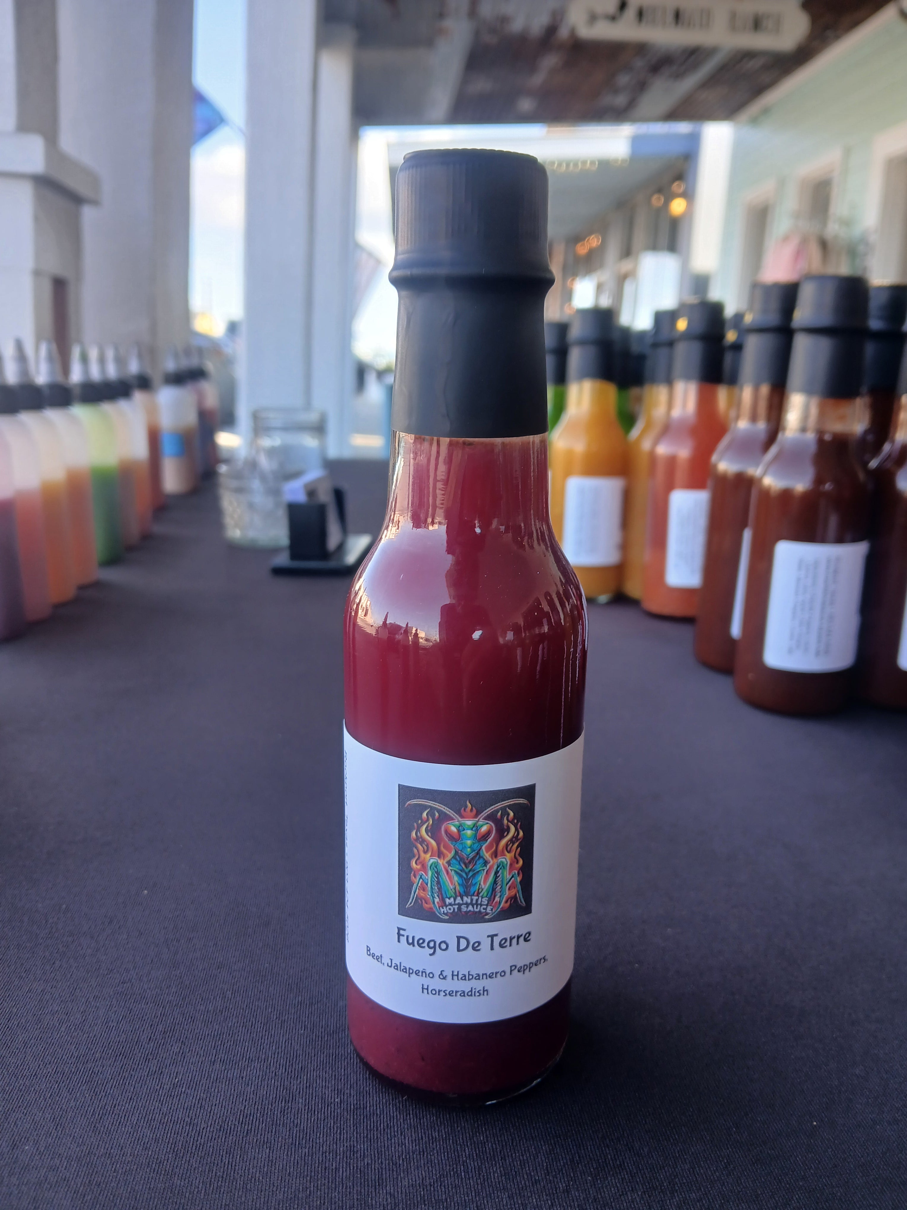 Fuego De Terre Hot Sauce 5 oz bottle