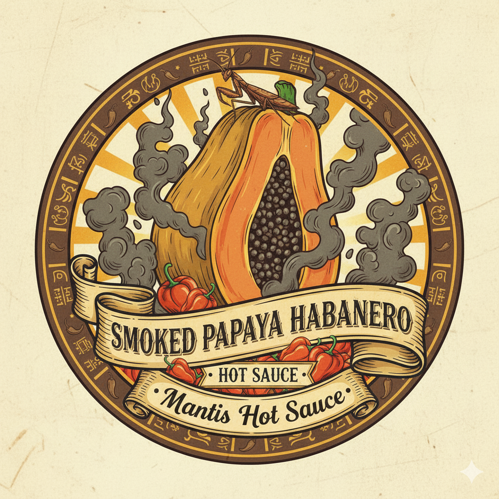 Smoked Papaya Habanero new label