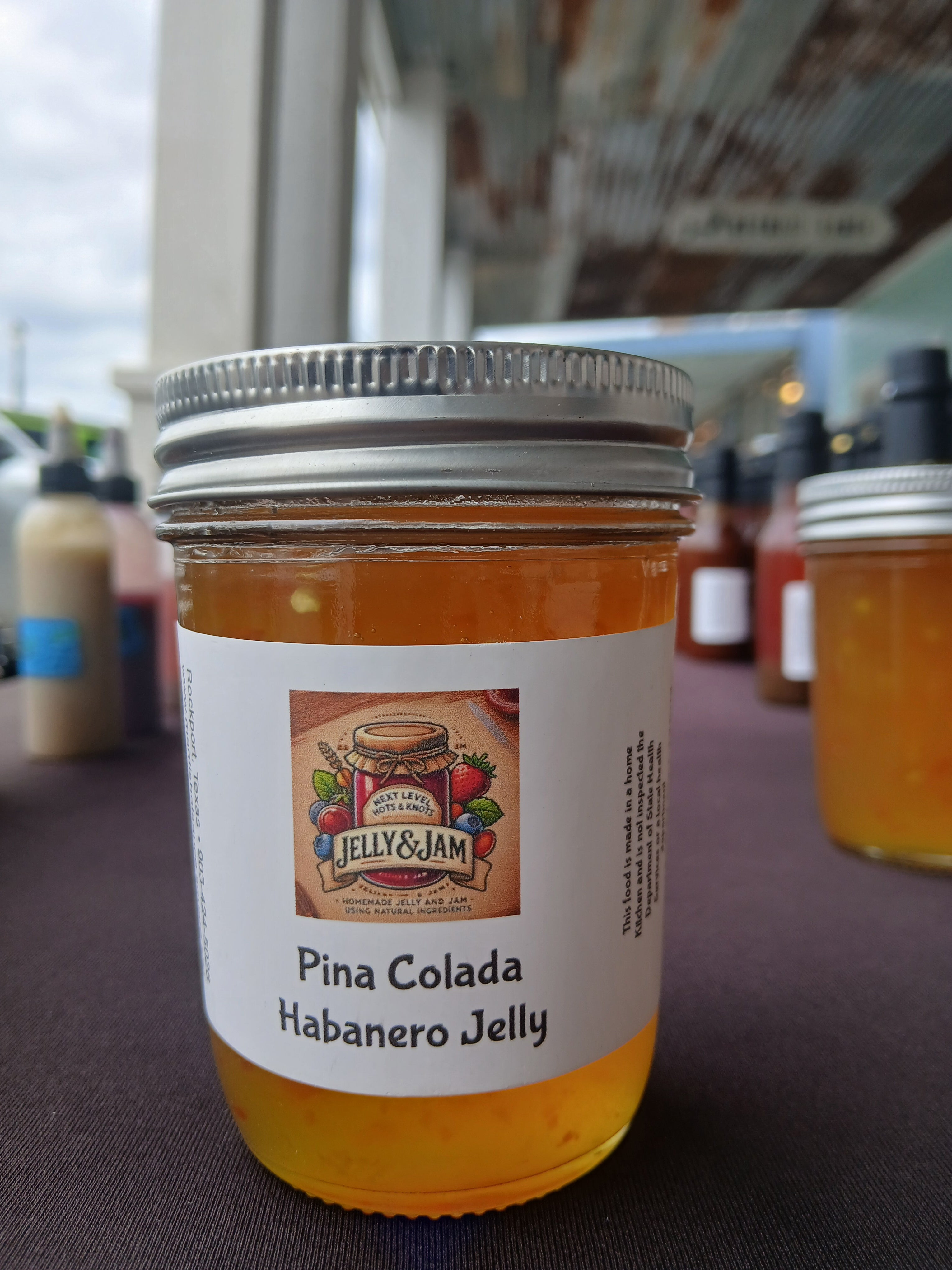 Pina Colada Habanero Jelly 8 oz jar