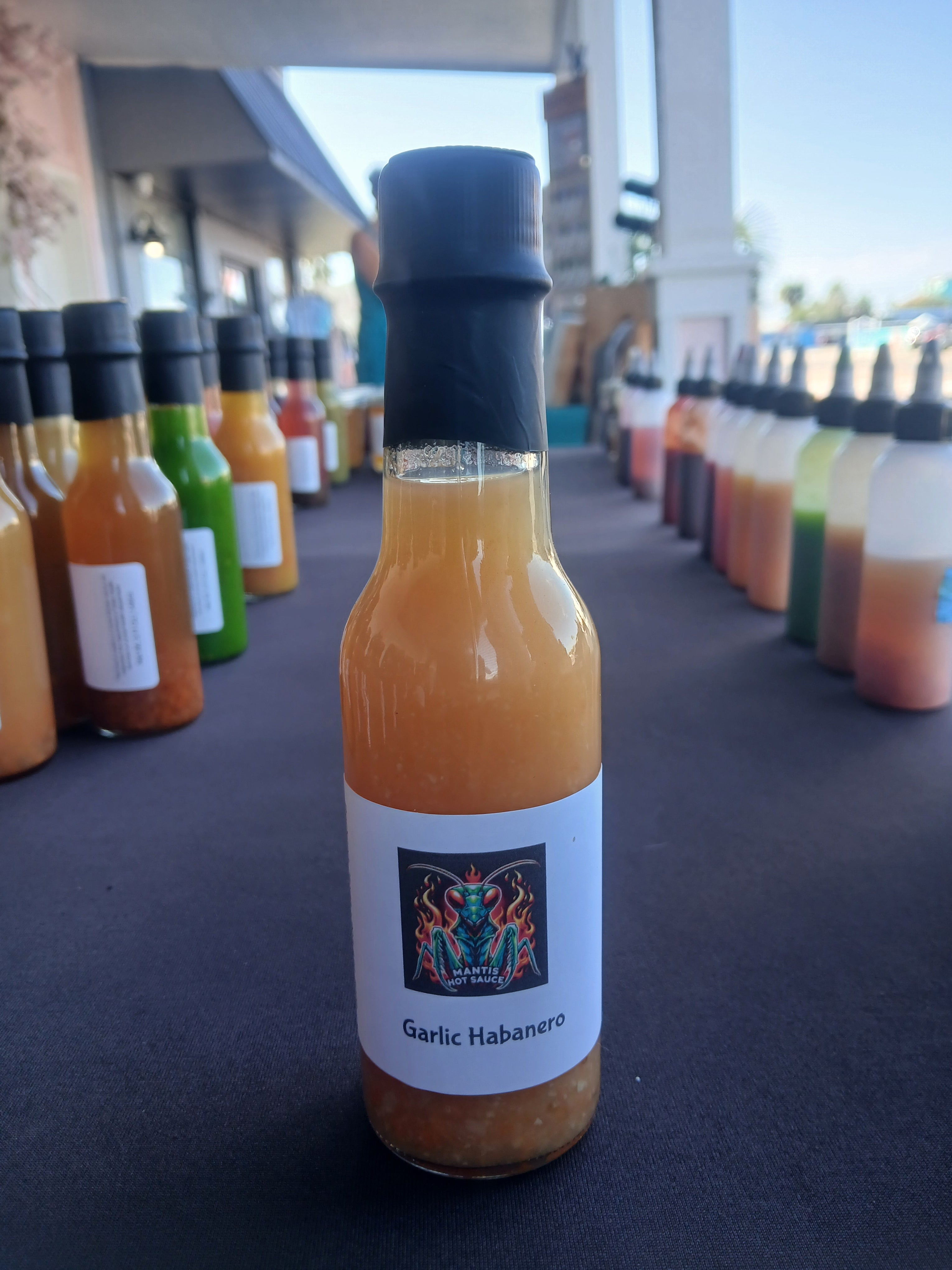 Garlic Habanero Hot Sauce 5 oz bottle